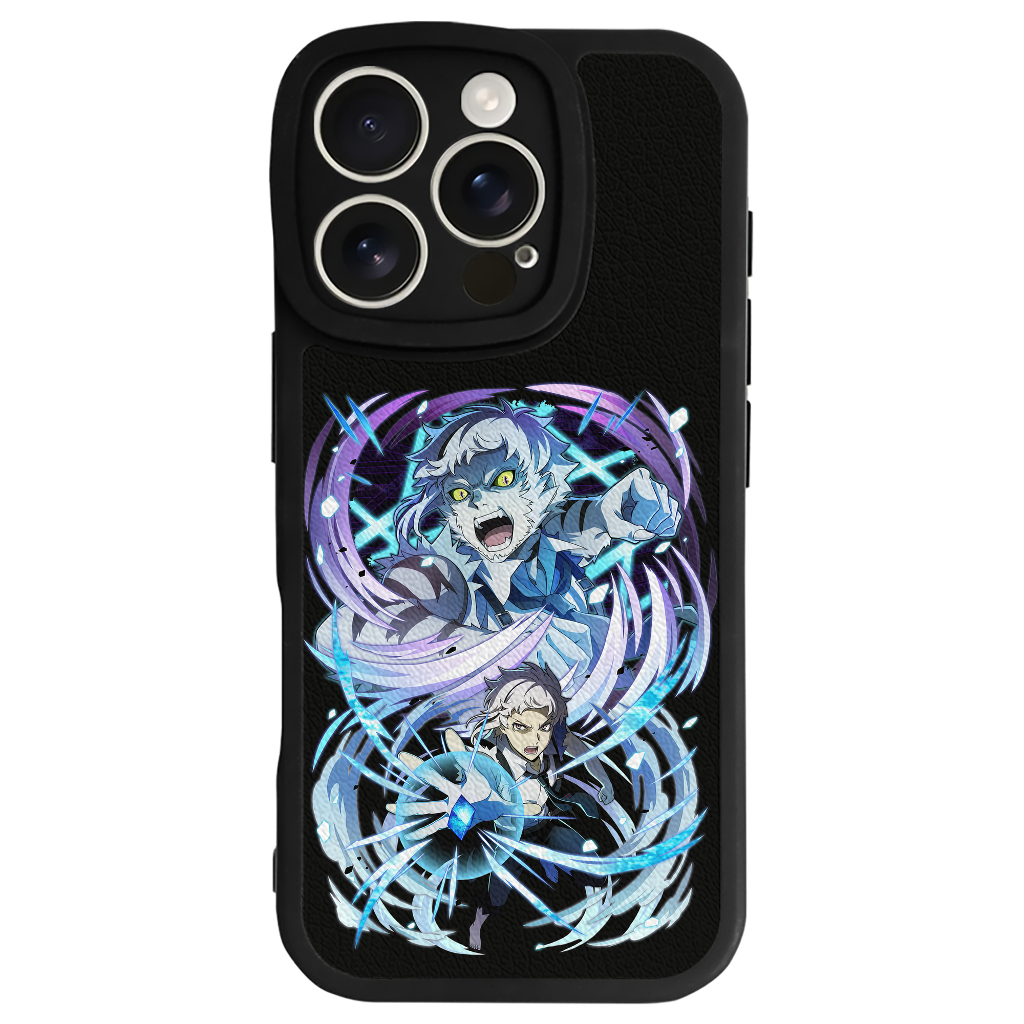 （画像用） 文豪ストレイドッグス Bungo Stray Dogs 【iPhone 16シリーズ対応】シリコンスマホケース（レザー調） 材質：シリコン